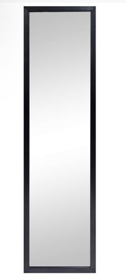 Black wall mirror