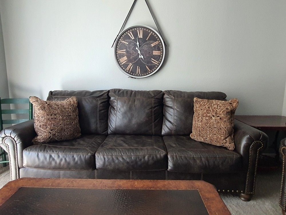 Leather Faux Couches