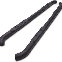 TAC Side Steps Running Boards Compatible with 2021-2024 Jeep Grand Cherokee L SUV 3” Texture Black Side Bars Nerf Bars Off Road Accessories