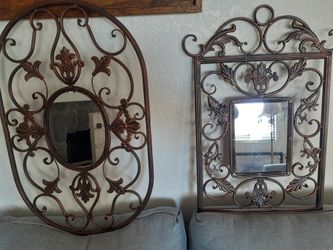 2 Wall Mirror Decorations
