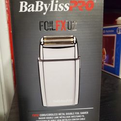 New BabylissPro Fx Double Foil Shaver Chrome