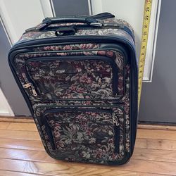 Atlantic Floral Tapestry Rolling Luggage Bag