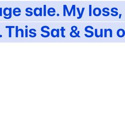 Garage Sale 