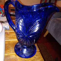 Cobalt Blue Pitcher