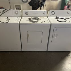 Two Driers And One Washer