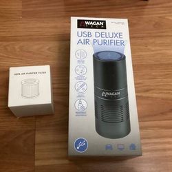 USB Deluxe Air Purifier (Free HEPA Filter)