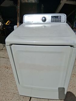 Samsung Electric Dryer White MoistureSensor