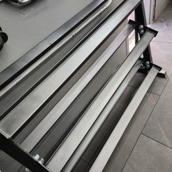 HEAVY DUTY COMMERCIAL GRADE 3 TIER DUMBBELL RACK HOLDS 5 LBS TO 70 LBS ( Rack Only )( BRAND NEW  )