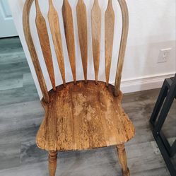 Wooden chair