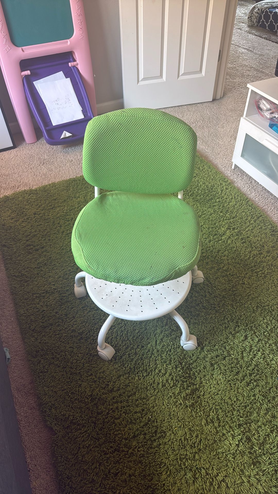 Basics Kids Adjustable Mesh Low-Back Swivel Study Desk