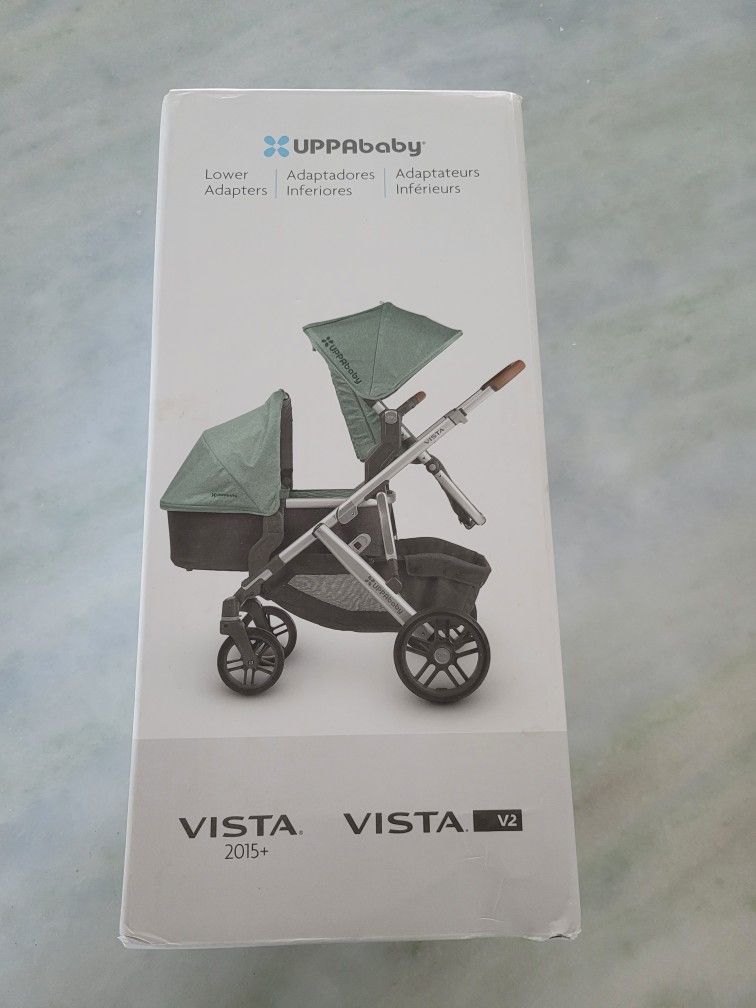 Uppa BABY VISTA Lower Stroller Adaptors New In Box Never Opened