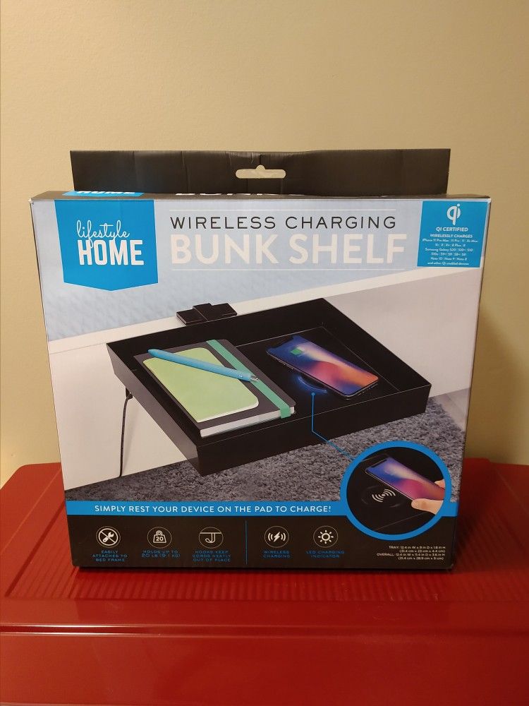 Wireless Charging Bunk Shelf Set Of 2