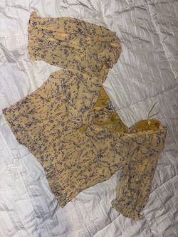 Floral Two-Piece Crop Top