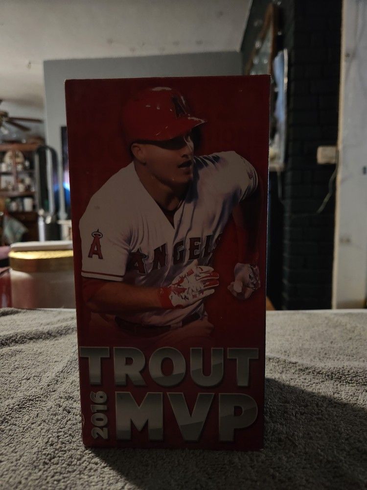 mike trout MVP bobblehead