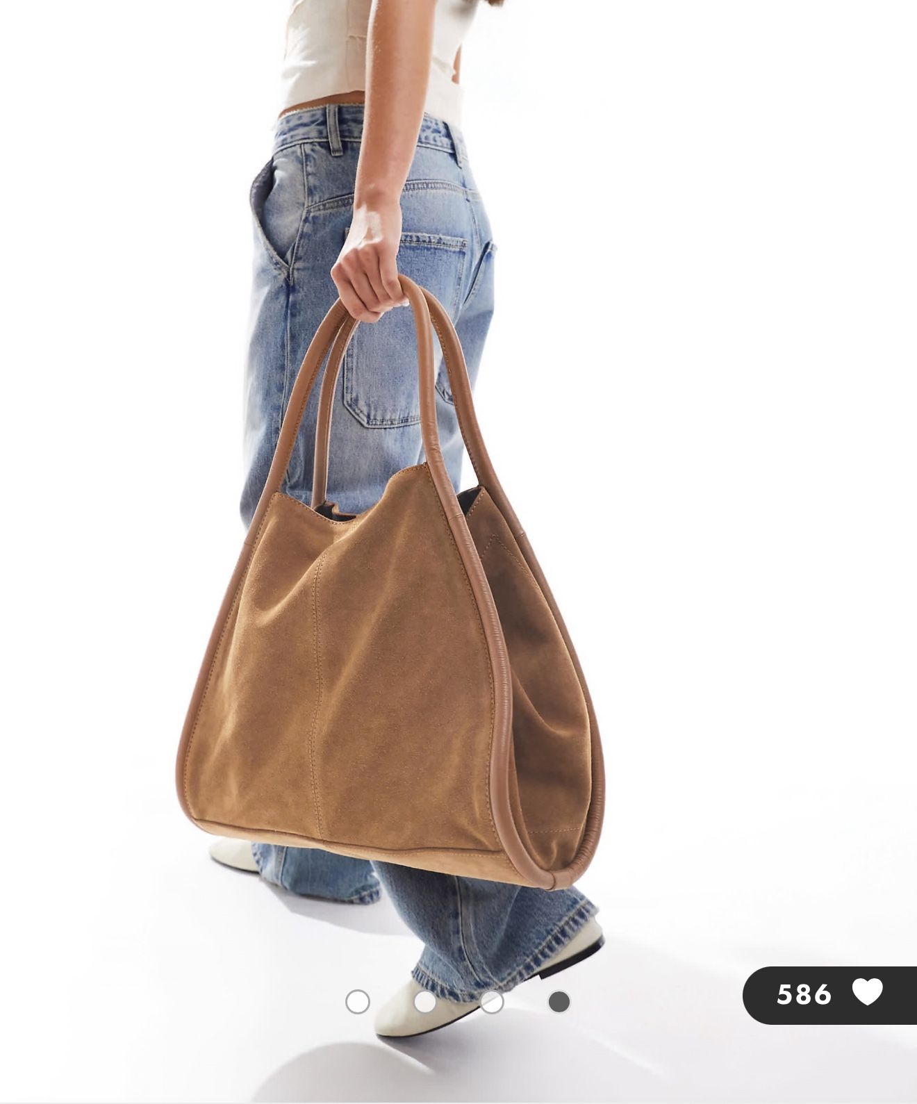 ASOS Suede Tote Bag/purse