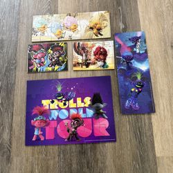 Trolls Wooden Puzzle Set