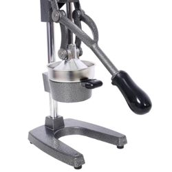 New Cast Iron Citrus Juicer, Extra-Large Commercial Grade Manual Hand Press, Heavy Duty Countertop Squeezer for Fresh Orange Juice