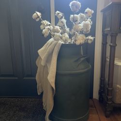 Large antique milk can- decor included if wanted (See details for price)