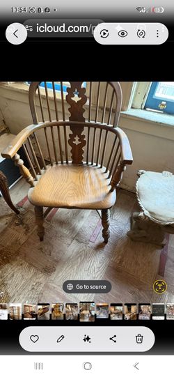 Antique Windsor Armchair Wood