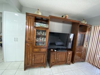Entertainment Center All Wood