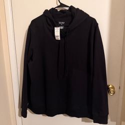 Woman’s New Tek Gear Ultrasoft Fleece Hoodie 1X Black