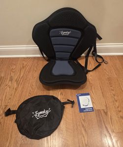 Kayak Seat With Back Support And Storage Bag - New