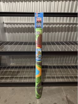 NEW Paw Patrol - Floor Playmat & 2 Toy Cars, 47” x 61", 2 Character Vehicles, Durable EVA Foam Mat, Portable
