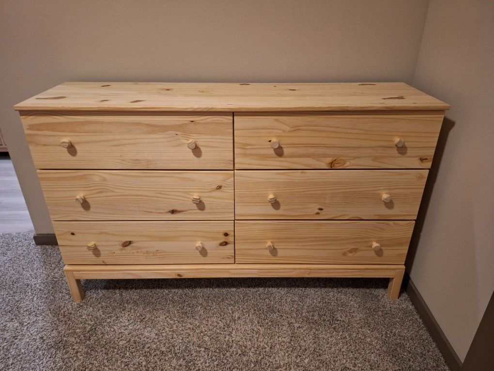 Ikea TARVA 6-drawer chest, pine