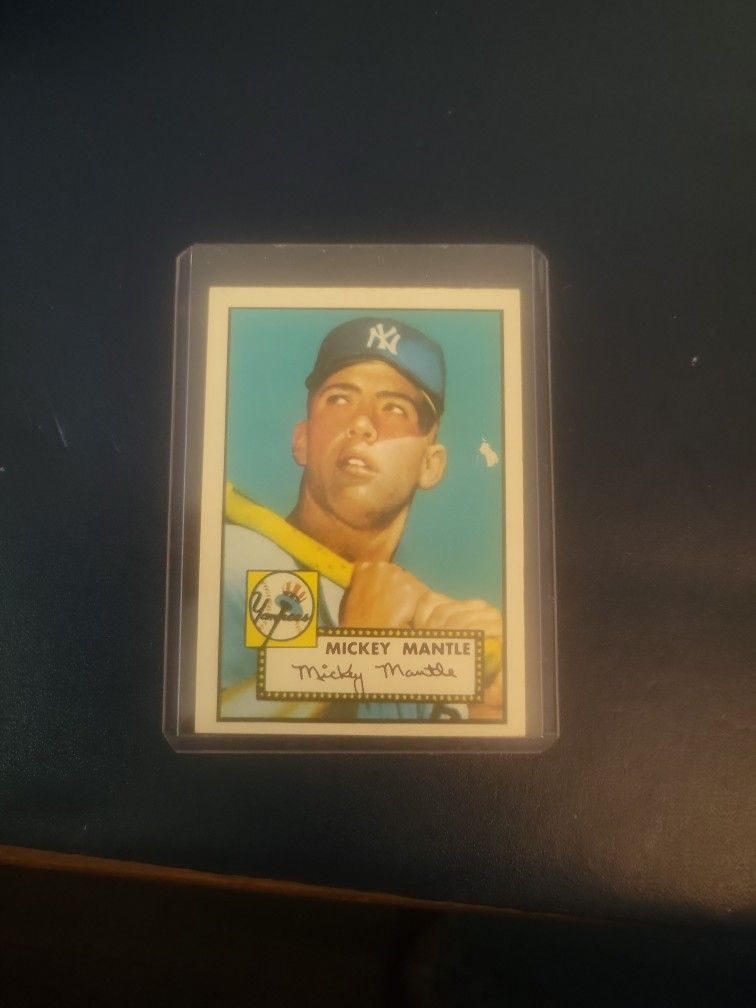 1952 Mickey Mantle Tops Reprint Card