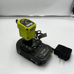 Ryobi ONE+ 18V Lithium-Ion 1.5 Ah Battery & Compact Charger