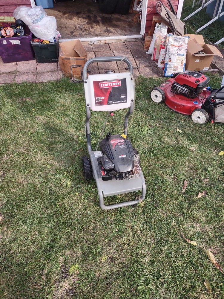 Craftsman Pressure Washer, Bad Pump