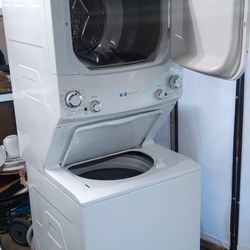 GE Stackable Washer and Gas Dryer