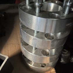 Wheel adapter 5X5.5 to 5X5 and a thickness of 1.5”