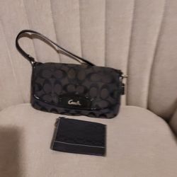 Coach Wristlet And Wallet