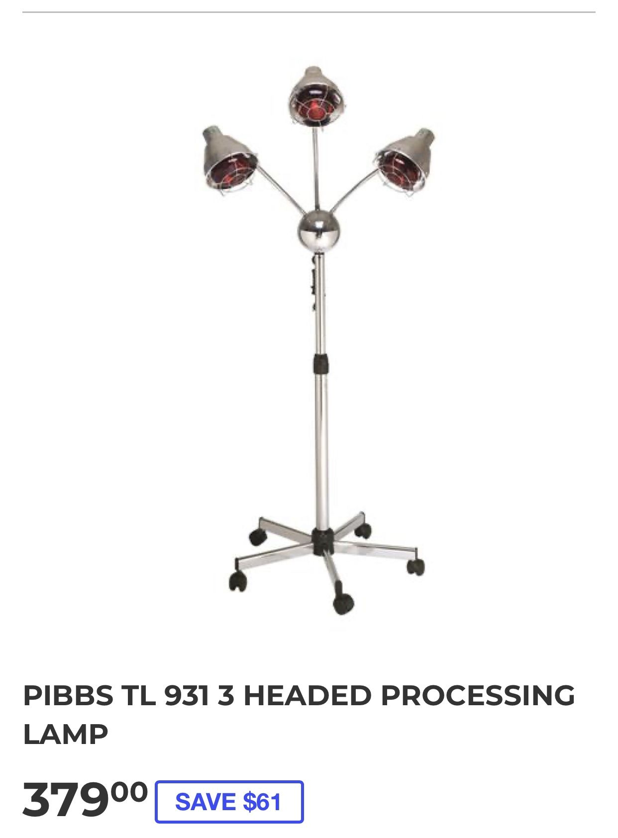 Beauty processing lamp