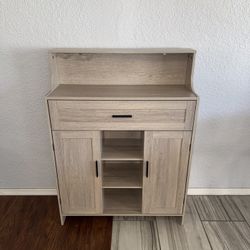 BRAND NEW!! Gray Storage Side Cabinet/Buffet/Sideboard