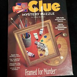 Complete Vintage 1995 Clue Mystery 500 Piece Jigsaw Puzzle