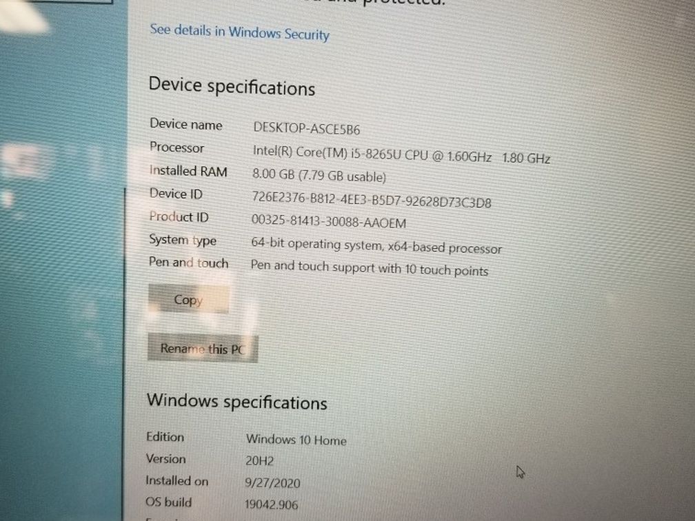 HP ENVY 2-in-1 Touch-Screen, Intel Core i5-8265U 1.6GHz Quad Core, 8GB RAM, 256GB SSD, Windows 10