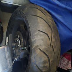 Rear Tire WITH Rim