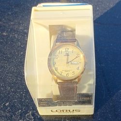 Lotus Quartz Analoque Wrist Watch, Complete With Case And Instructions