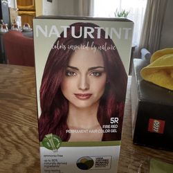 Naturtint hair color gel - fire red (5R)