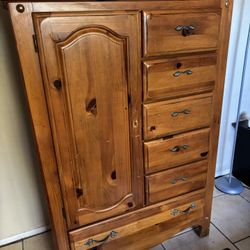 Beautiful Light Brown Armoire 