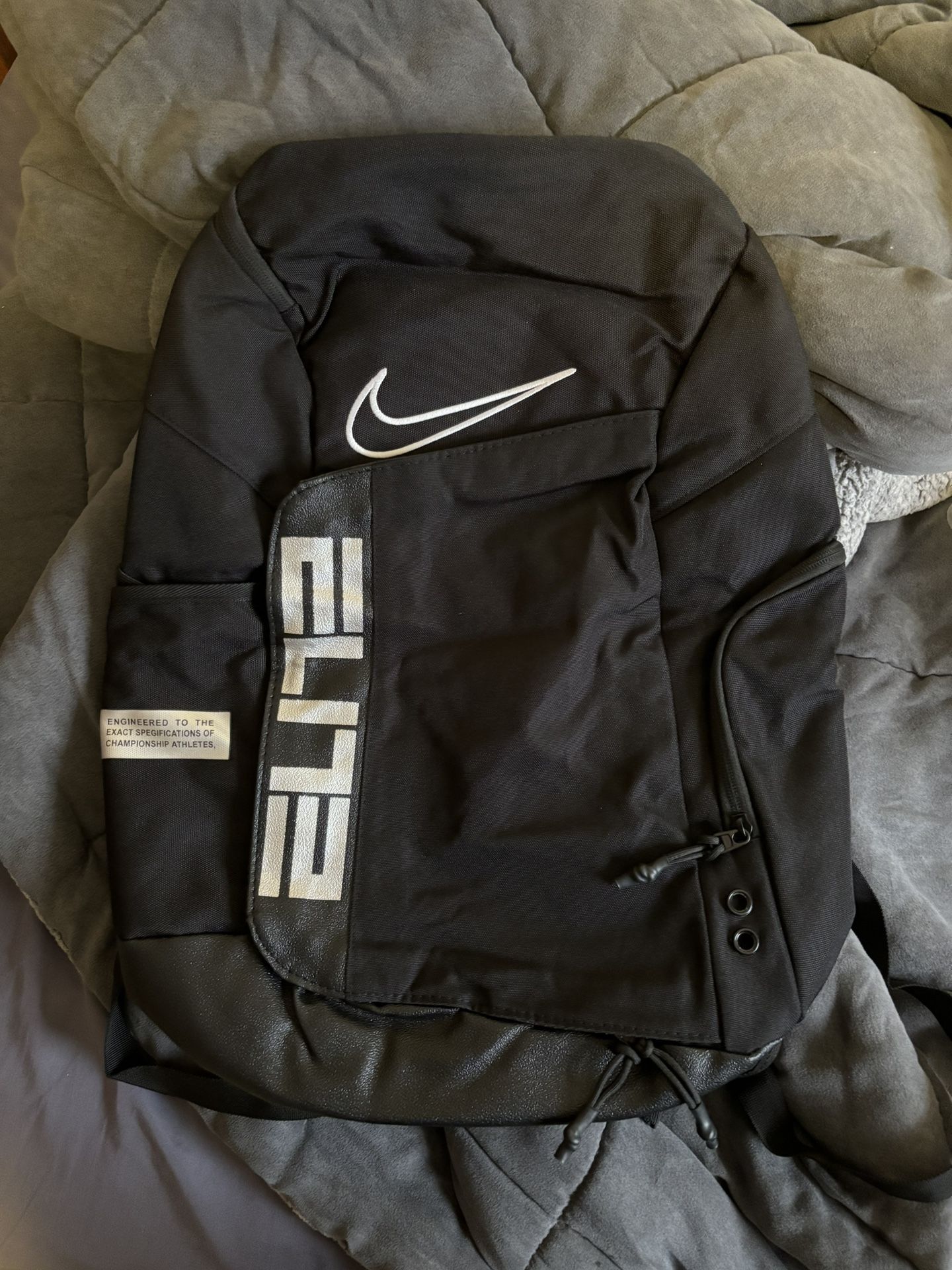 Nike Elite Pro Hoops Basketball Backpack Gray 