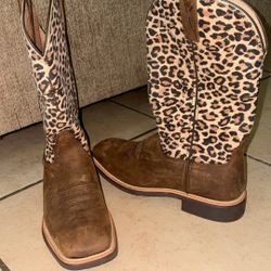 Cowgirl Leopard Boots
