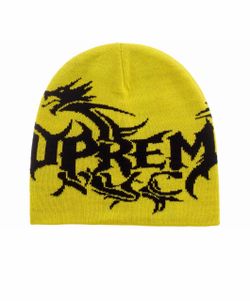 Supreme dragon beanie yellow