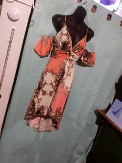 VENUS DRESS ANIMAL PRINT 