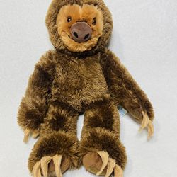 16” Build a Bear Two Toed Sloth Plush Velcro Plush