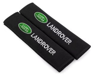 2 new Landrover seat belt shoulder pads universal fit.  Projector LED door Lights and rim center caps SHIPPING AVAILABLE