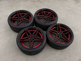 20" Marquee M3259 Forged Wheels & Tires Set