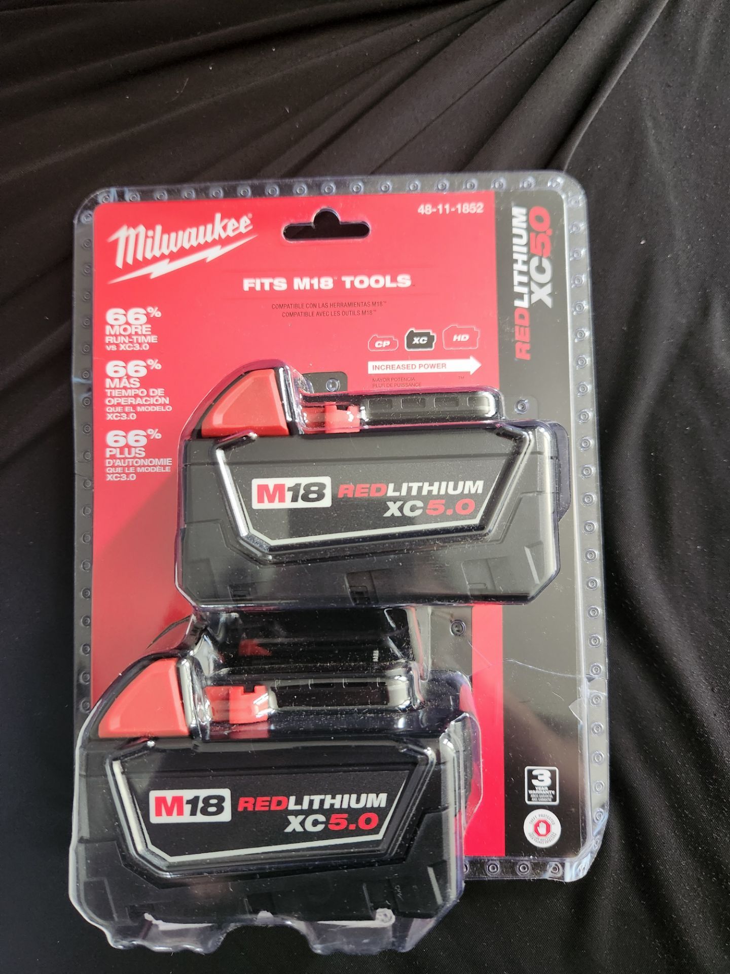 NEW Milwaukee M18 REDLITHIUM XC5.0 2-Pack Batteries